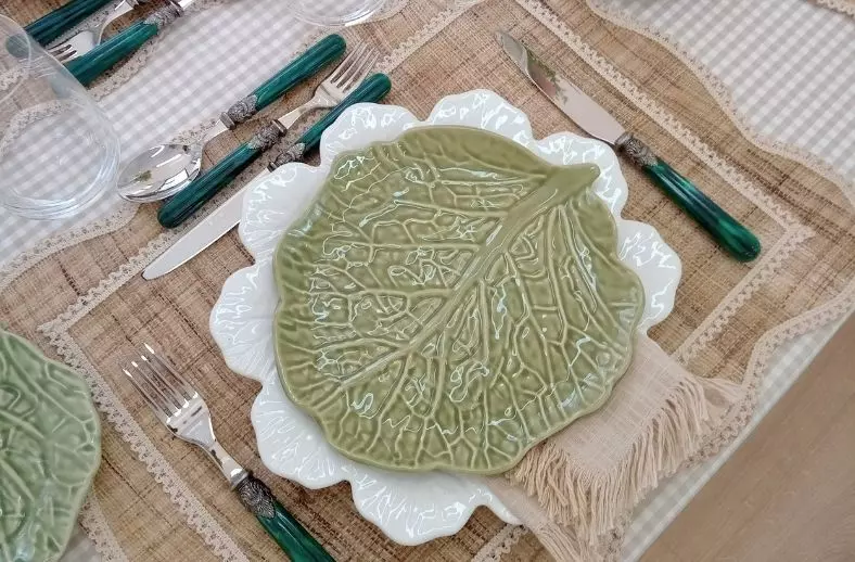 Talheres de Luxo com Cerâmicas All Green Para La Casa