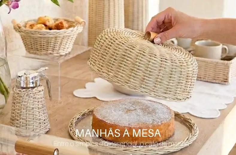 Sua mesa posta na Paralacasa