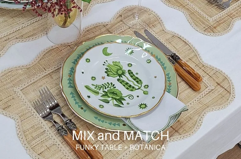 Um mix and match mais que perfeito! Misturar e criar novas possibilidades com as coleções da Bitossi.