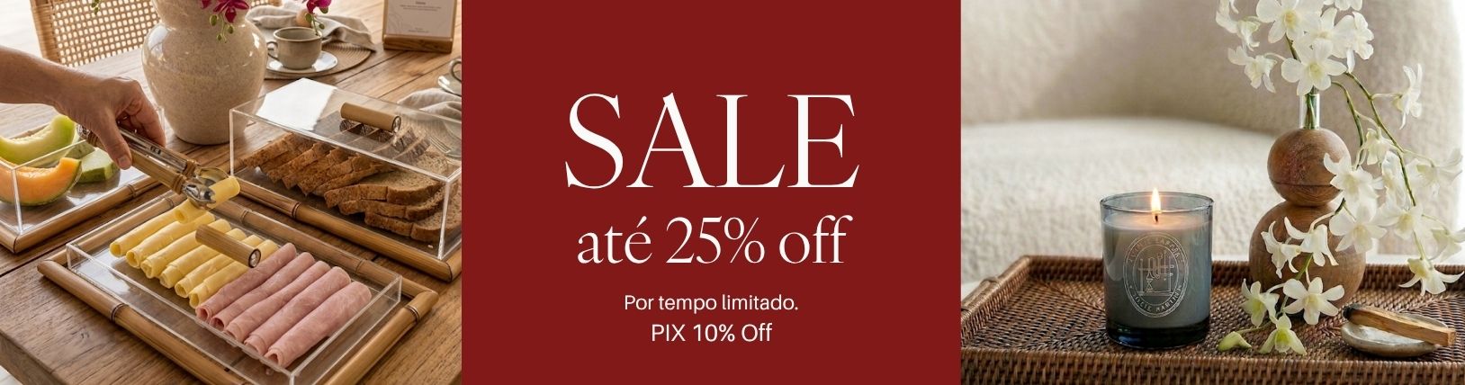 Uma seleção especial de peças para transformar a casa, agora com condições especiais.