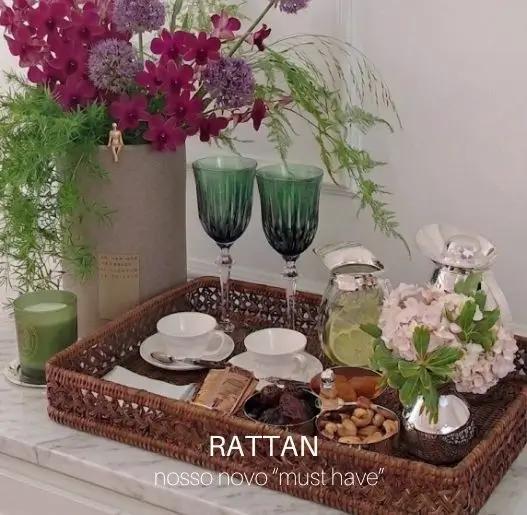 Rattan - Bandejas na Paralacasa